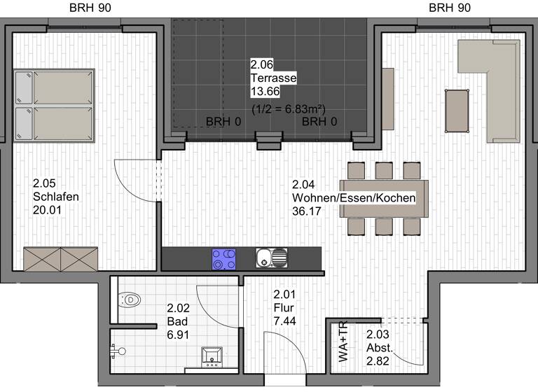 Wohnung zum Kauf - Erstbezug provisionsfrei 288.650 € 2 Zimmer 80,2 m² EG Vogelsang 6 Sulingen 27232