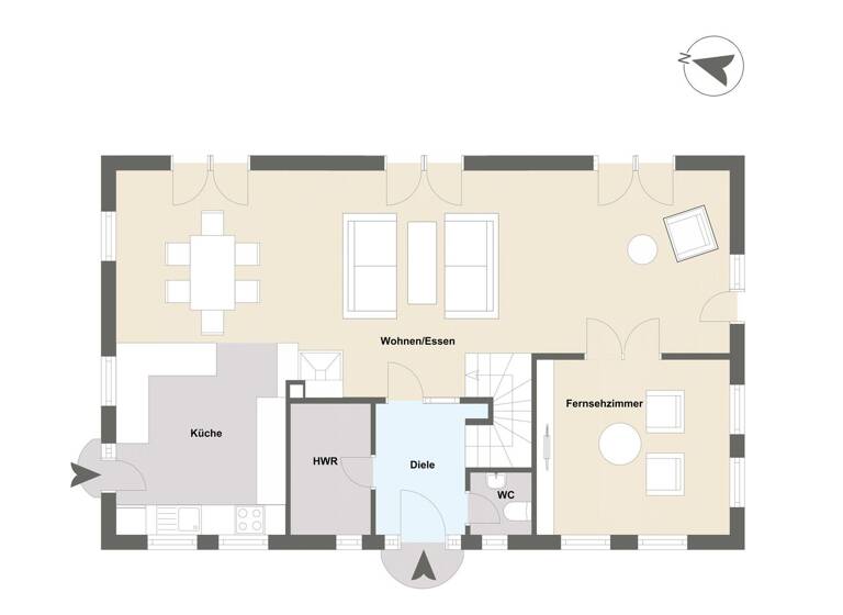 Haus zum Kauf 1.425.000 € 5 Zimmer 165 m² 883 m² Grundstück frei ab sofort Oldsum 25938