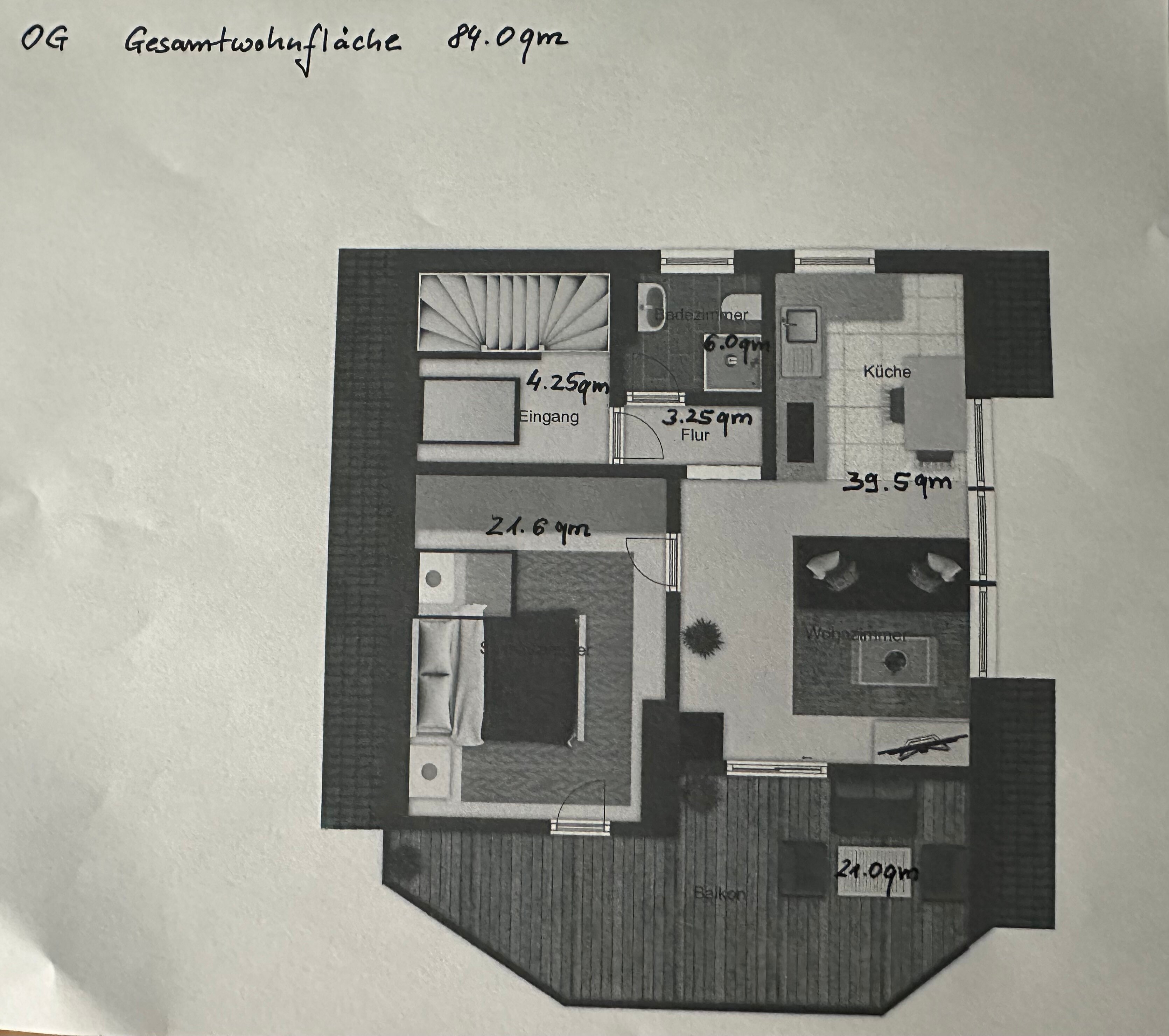 Wohnung zur Miete 750 € 2 Zimmer 84 m²<br/>Wohnfläche Ilfeld Harztor 99768