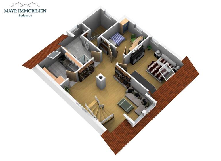 Maisonette zum Kauf 215.000 € 4 Zimmer 86 m² Weingarten 88250