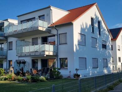 Wohnung zur Miete - Erstbezug 1.040 € 3 Zimmer 86,3 m² 2. Geschoss frei ab sofort Am Erasmusfeld 11b Wertingen Wertingen 86637