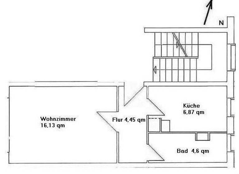 Studio zur Miete 202 € 1 Zimmer 31,1 m² 3. Geschoss frei ab 01.08.2026 Goethestraße 54 Braunsbedra 06242