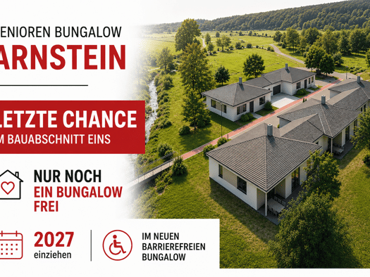 Bungalow zum Kauf - Erstbezug provisionsfrei 2 Zimmer 50,2 m² 237,3 m² Grundstück frei ab 01.01.2028 Wernstraße Arnstein Arnstein 97450