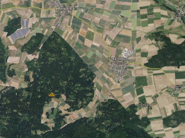 Land-/Forstwirtschaft zum Kauf 29.233 € 10.630 m² Grundstück Burgsalach 91790