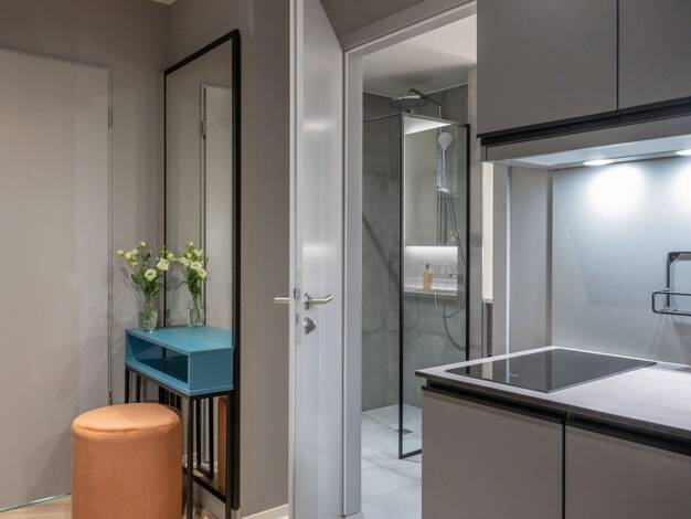 Wohnung zur Miete 1.045 € 1 Zimmer 24,8 m² 4. Geschoss frei ab 01.09.2026 Reutlinger Straße Friedrichshain Friedrichshain-Kreuzberg 10247