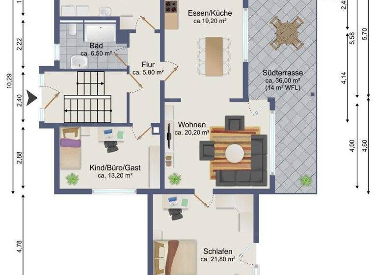 Wohnung zum Kauf 479.000 € 4 Zimmer 110 m² EG Bad Wörishofen 86825