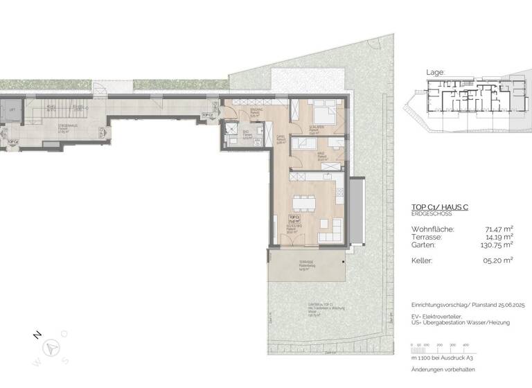 Wohnung zum Kauf 606.500 € 3 Zimmer 71,5 m² EG St. Lorenz 5310