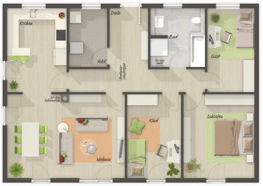 Einfamilienhaus zum Kauf - Erstbezug - Ansicht 6