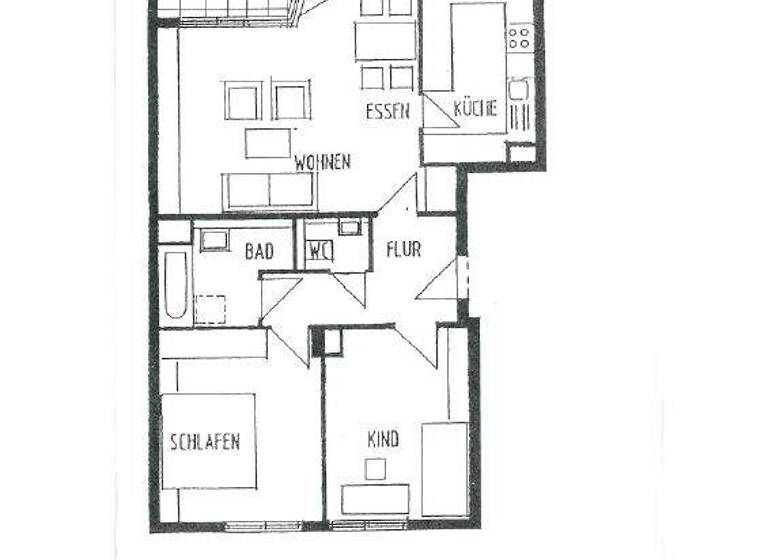 Wohnung zum Kauf 165.000 € 3 Zimmer 72,6 m² Oberkircher Ring 2 Radeberg 01454