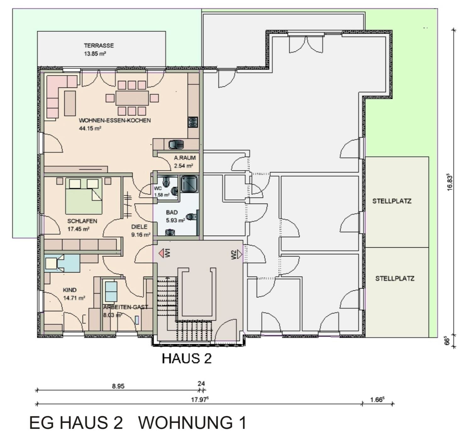 Wohnung zum Kauf provisionsfrei 638.000 € 4 Zimmer 110 m²<br/>Wohnfläche EG<br/>Geschoss ab sofort<br/>Verfügbarkeit Alte Frankfurter Str.42 Waldhof - Mitte Mannheim 68305