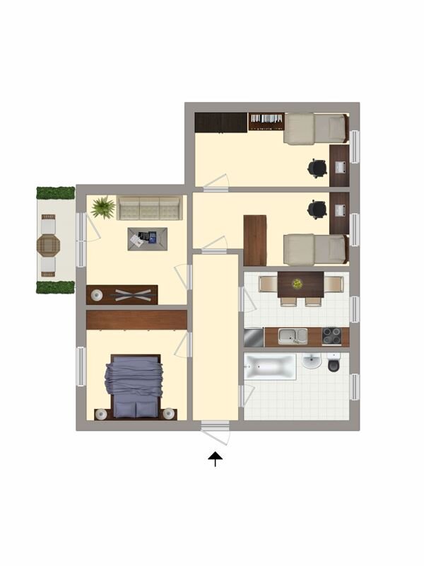 Wohnung zur Miete 473 € 4 Zimmer 77,5 m²<br/>Wohnfläche 4.<br/>Geschoss 15.01.2025<br/>Verfügbarkeit Gustav-Bruhn-Straße 7 Angermünde Angermünde 16278