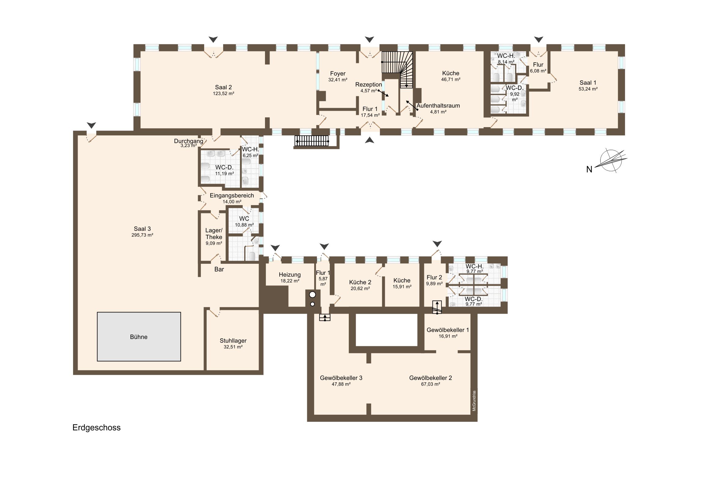 Büro-/Praxisfläche zum Kauf 1.500.000 € 15 Zimmer Halberstadt Halberstadt 38820