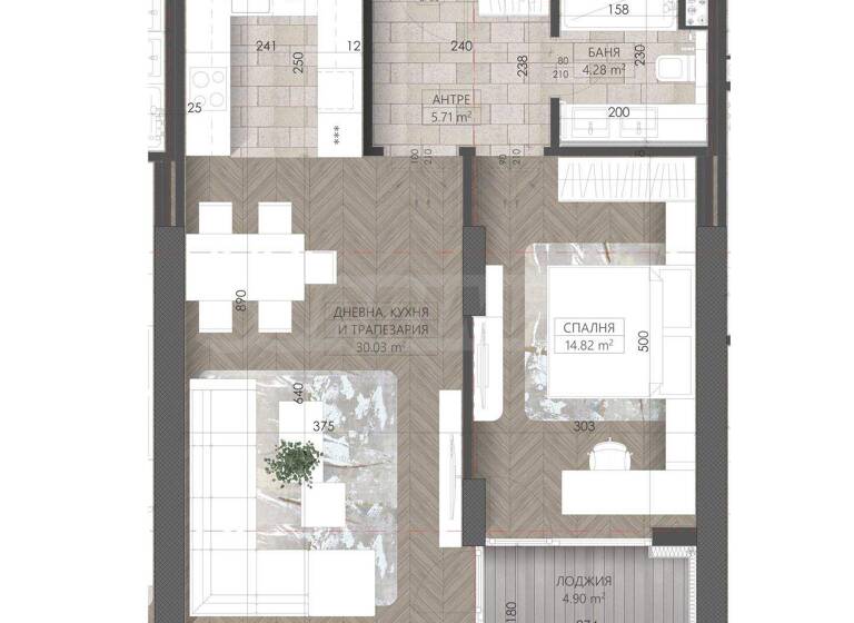 Studio zum Kauf 286.518 € 2 Zimmer 84,3 m² Sofia