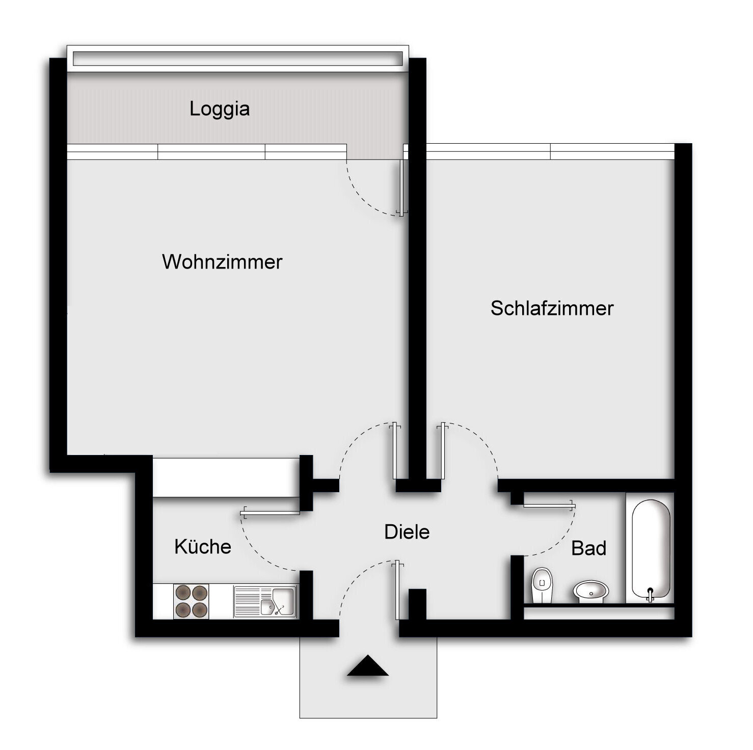 Wohnung zum Kauf 175.000 € 2 Zimmer 54,4 m²<br/>Wohnfläche EG<br/>Geschoss ab sofort<br/>Verfügbarkeit Teufelssprung Uthmannstraße Wiesbaden 55246