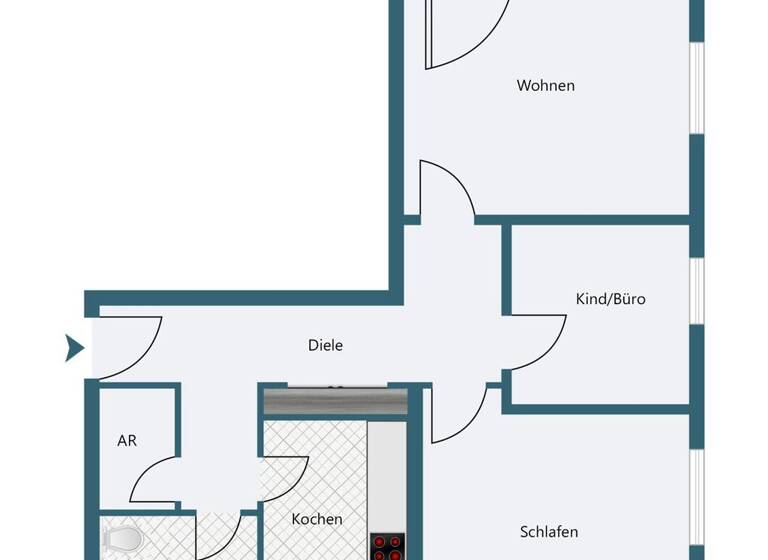 Wohnung zum Kauf 298.000 € 3,5 Zimmer 73 m² 1. Geschoss frei ab 01.03.2026 Industriegebiet Landshut 84030