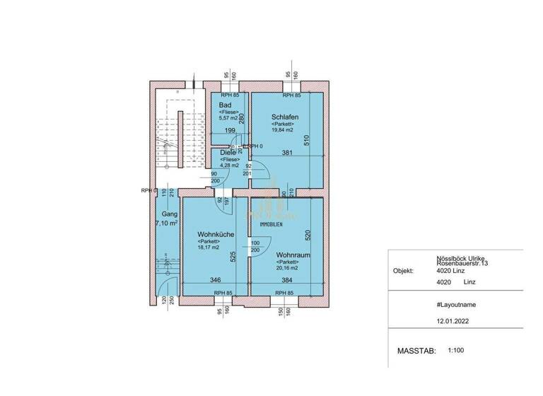 Wohnung zum Kauf 198.000 € 2 Zimmer 68 m² Waldegg Linz 4020