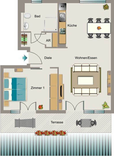 Wohnung zur Miete 976 € 2,5 Zimmer 77,8 m²<br/>Wohnfläche 4.<br/>Geschoss 01.03.2025<br/>Verfügbarkeit Bargmannstraße 13 Nordviertel Essen 45127