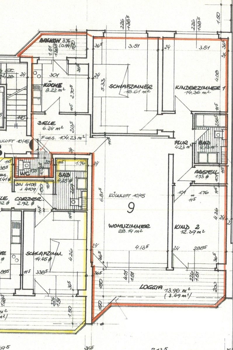 Wohnung zum Kauf 410.000 € 4 Zimmer 104,2 m²<br/>Wohnfläche 2.<br/>Geschoss Urdenbach Düsseldorf, Benrath-Urdenbach 40593