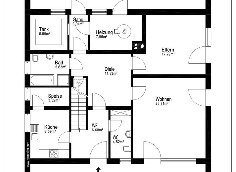 Einfamilienhaus zum Kauf 349.000 € 5 Zimmer 172 m² 1.181 m² Grundstück Griesbach Bad Griesbach 94086