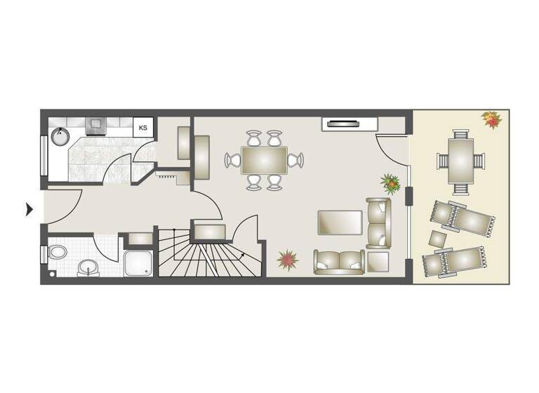 Reihenmittelhaus zum Kauf 495.000 € 4 Zimmer 125 m² 145 m² Grundstück Harksheide Norderstedt 22844