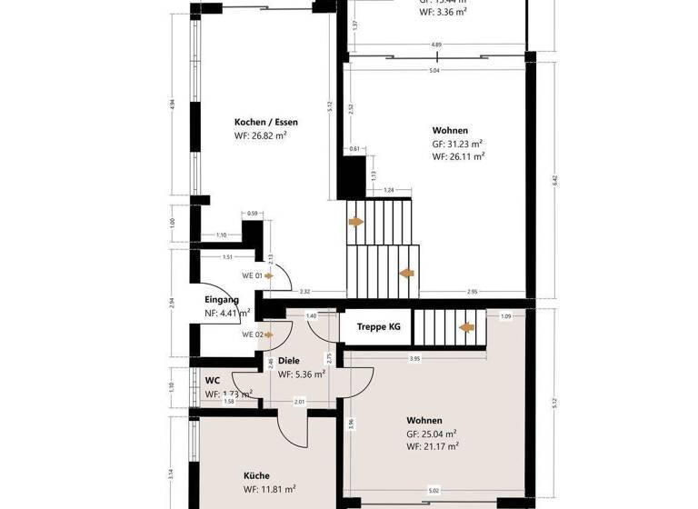 Doppelhaushälfte zum Kauf 2.295.000 € 8 Zimmer 256 m² 800 m² Grundstück Obergiesing München 81549