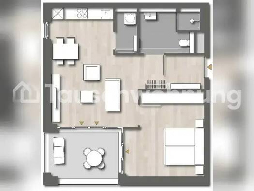Wohnung zur Miete Tauschwohnung 920 € 2 Zimmer 57 m² 3. Geschoss Gallus Frankfurt am Main 60326