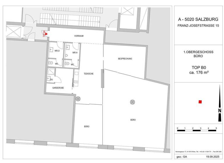 Bürofläche zur Miete 15 € 176 m² Bürofläche Salzburg 5020
