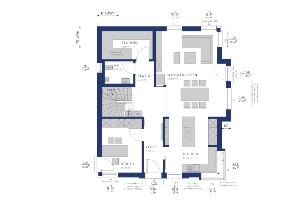 Einfamilienhaus zum Kauf provisionsfrei 697.911 € 5 Zimmer 158 m²<br/>Wohnfläche 473 m²<br/>Grundstück Bad Wurzach Bad Wurzach 88410