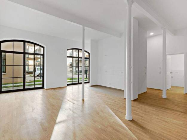 Maisonette zur Miete - Erstbezug 1.288 € 4 Zimmer 129 m² EG Rudolf-Ernst-Weise-Straße 10 Innenstadt Halle 06112