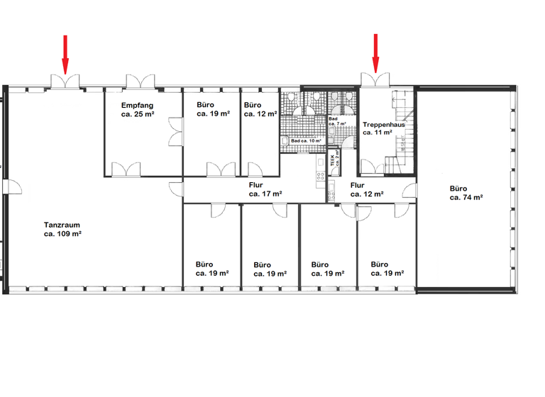 Bürogebäude zum Kauf 995.000 € 1.132 m² Bürofläche Gete Bremen 28211