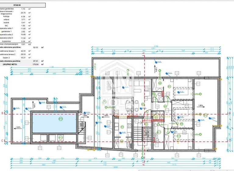 Wohnung zum Kauf 550.000 € 4 Zimmer Rogoznica 22203