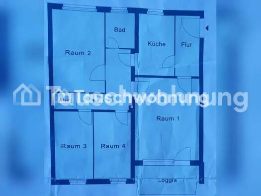Wohnung zur Miete Tauschwohnung 478 € 4 Zimmer 80 m² 2. Geschoss Charlottenburg Charlottenburg-Wilmersdorf 13627