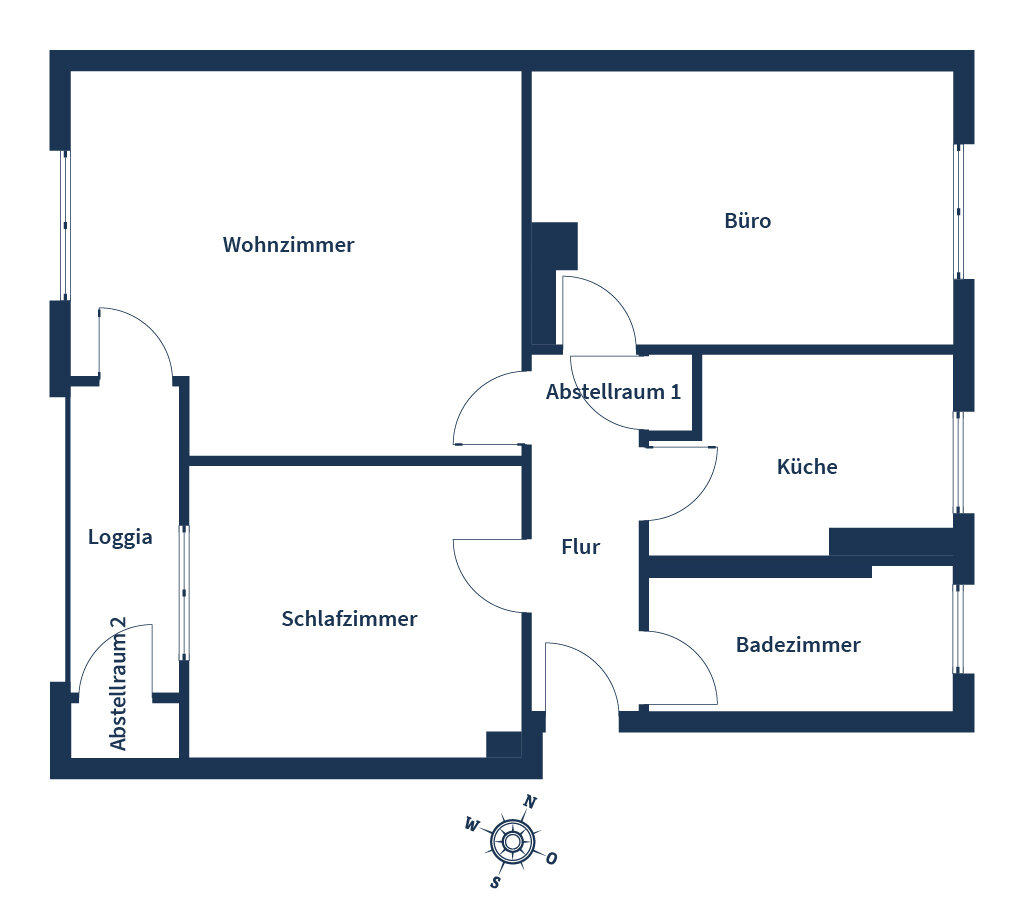 Wohnung zum Kauf 325.000 € 3 Zimmer 75 m²<br/>Wohnfläche 1.<br/>Geschoss Niederrad Frankfurt am Main 60528