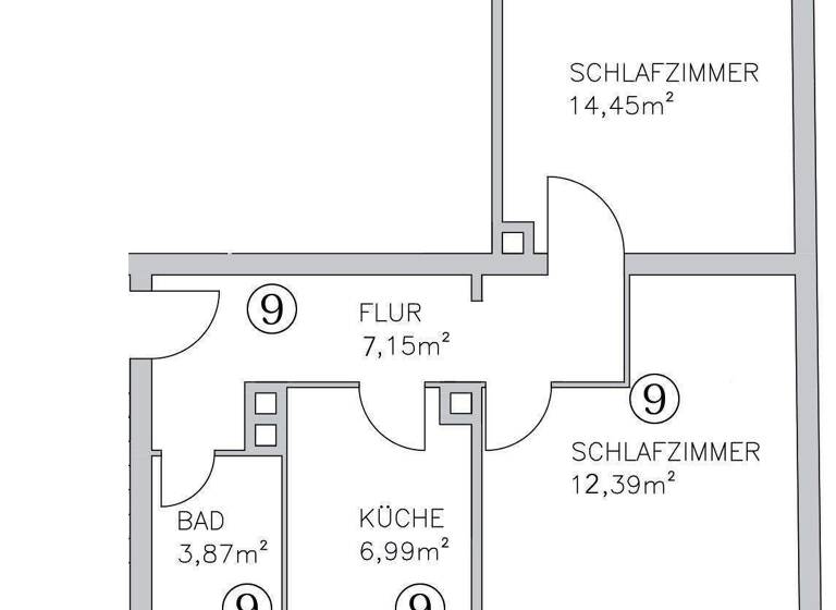 Sonstiges zum Kauf provisionsfrei als Kapitalanlage geeignet 194.000 € 2 Zimmer 44,9 m² Wöhrd Nürnberg 90489