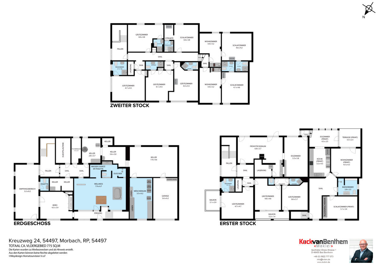 Mehrfamilienhaus zum Kauf 745.000 € 22 Zimmer 1.151 m²<br/>Grundstück Hoxel Morbach / Hoxel 54497