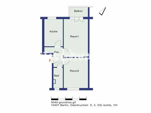 Wohnung zur Miete Tauschwohnung 635 € 2 Zimmer 54 m² Französisch Buchholz Pankow 10407