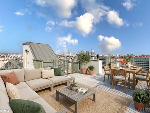Wohnung zum Kauf - Erstbezug 1.090.800 € 4 Zimmer 108,1 m² 7. Geschoss Arndtstraße 50 Wien 1120