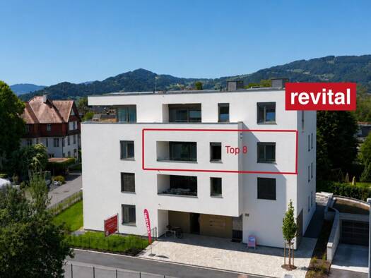 Terrassenwohnung zum Kauf - Erstbezug 395.000 € 2 Zimmer 47,5 m² 2. Geschoss Raiffeisenstraße 3 Lustenau 6890