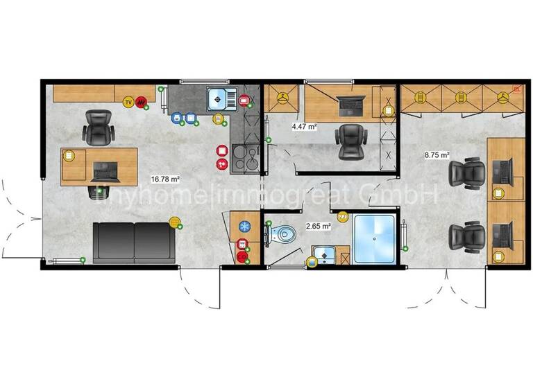 Bungalow zum Kauf - Erstbezug provisionsfrei 165.900 € 2 Zimmer 48 m² Moorhausen Lilienthal 28865