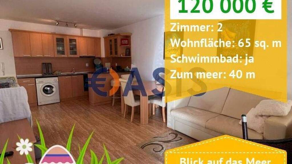 Studio zum Kauf provisionsfrei 120.000 € 2 Zimmer 65 m² 2. Geschoss Saint Vlas