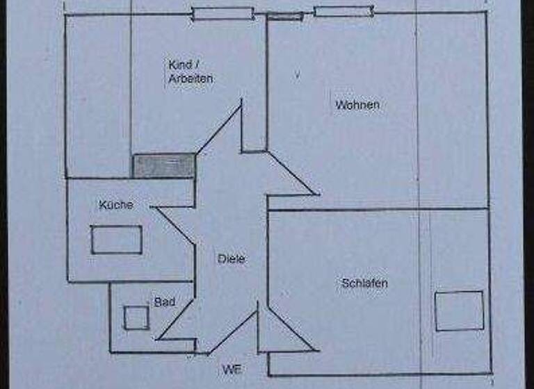 Wohnung zur Miete 454 € 3 Zimmer 50,5 m² 2. Geschoss frei ab sofort Anrath Willich 47877