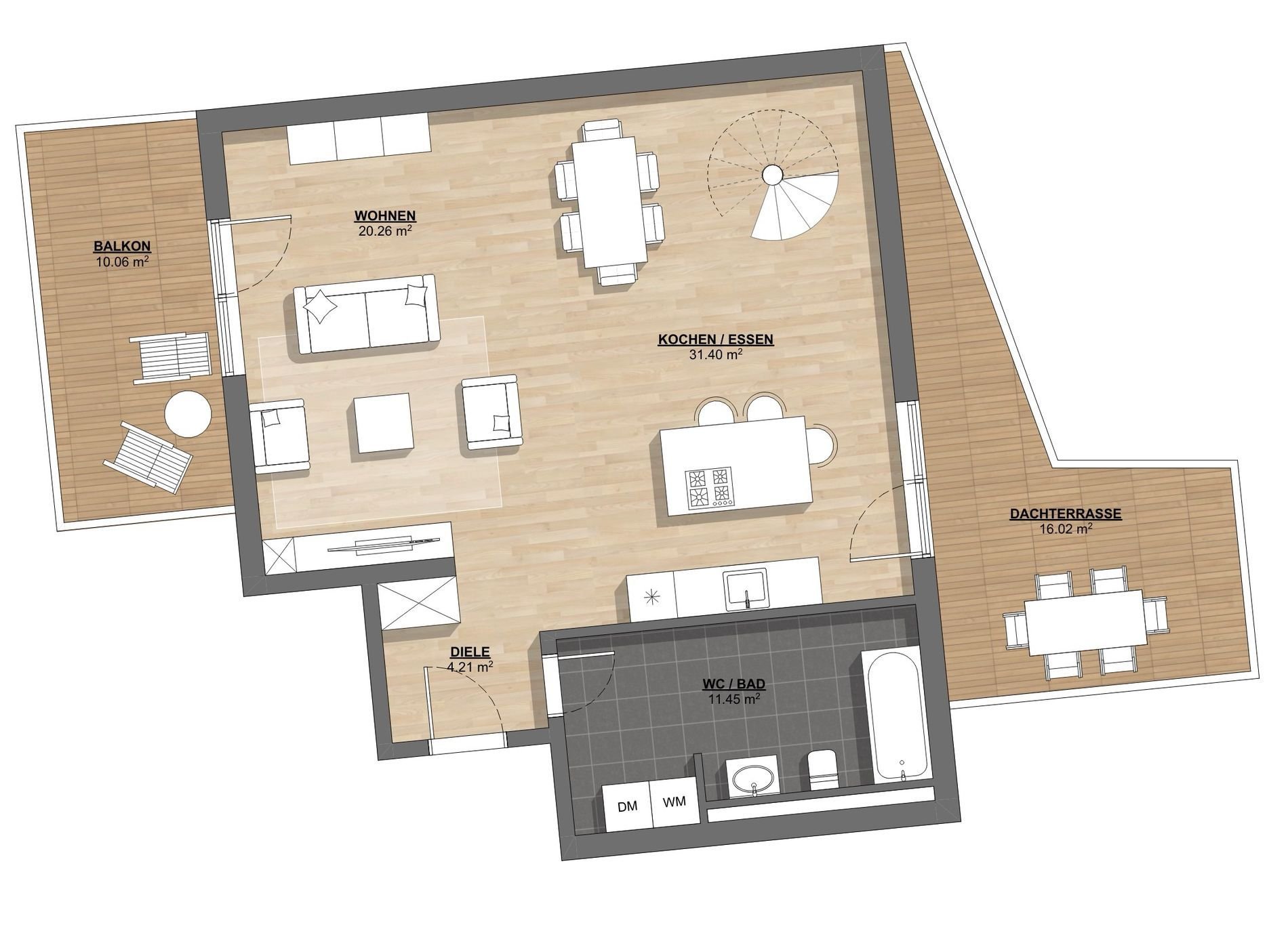 Maisonette zur Miete 1.529 € 4 Zimmer 141,7 m²<br/>Wohnfläche 1.<br/>Geschoss ab sofort<br/>Verfügbarkeit Schulstr. 35/2 Gerhausen Gerhausen 89143