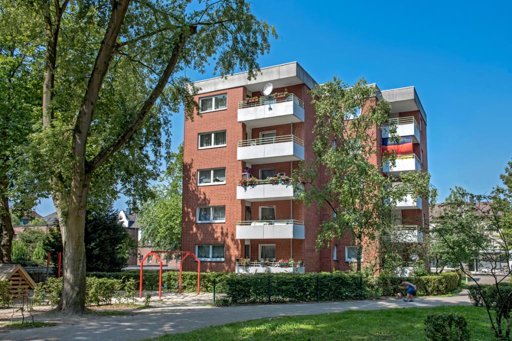 Wohnung zur Miete nur mit Wohnberechtigungsschein 389 € 3,5 Zimmer 75,6 m²<br/>Wohnfläche 6.<br/>Geschoss Grimbergstraße 14 Schwerin Castrop-Rauxel 44577