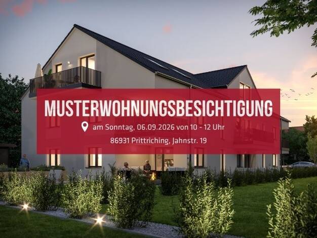 Wohnung zum Kauf - Neubau provisionsfrei 469.112 € 3 Zimmer 78,3 m² EG Prittriching Prittriching 86931