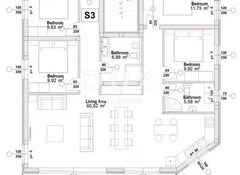 Wohnung zum Kauf 1.035.000 € 4 Zimmer 154 m² 1. Geschoss Vir