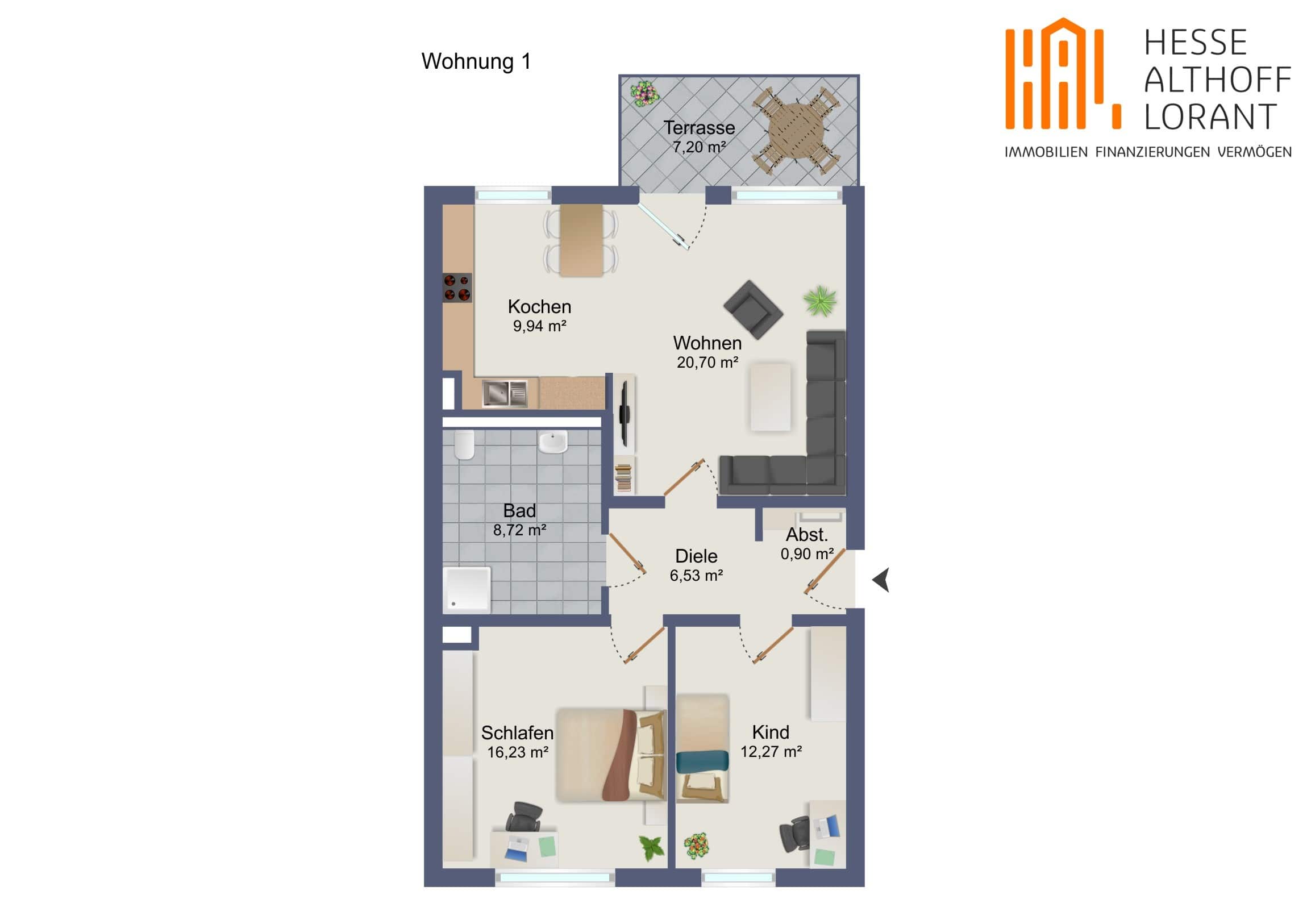 Wohnung zum Kauf provisionsfrei 314.500 € 3 Zimmer 75,7 m²<br/>Wohnfläche Ostbüren Fröndenberg 58730