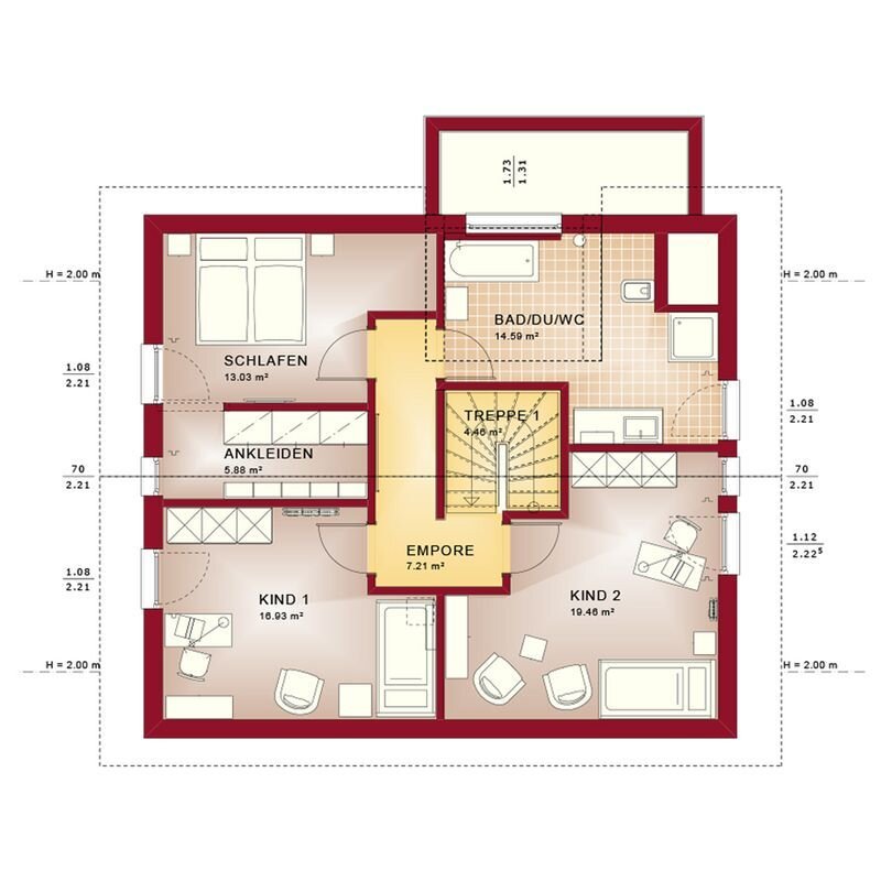 Einfamilienhaus zum Kauf provisionsfrei 745.672 € 6 Zimmer 163 m²<br/>Wohnfläche 1.790 m²<br/>Grundstück Wald-Michelbach Wald Michelbach 69483