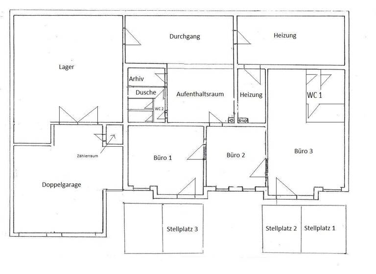 Bürogebäude zur Miete 434 € 1 Zimmer 51 m² Bürofläche Lengfeld Bad Abbach 93077