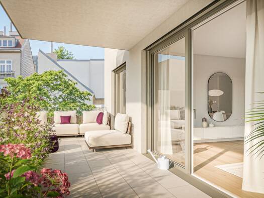 Wohnung zum Kauf - Erstbezug 347.500 € 2 Zimmer 43,3 m² 3. Geschoss Siebenbrunnengasse 9 Margareten 1050