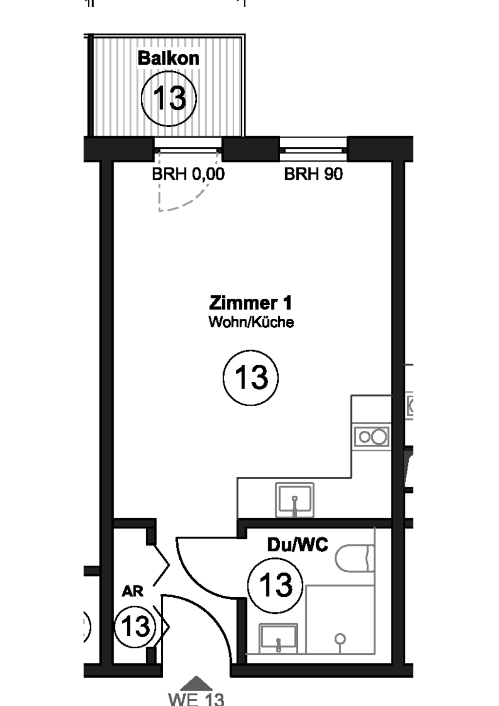 Wohnung zur Miete Wohnen auf Zeit 1.243 € 2 Zimmer 31 m²<br/>Wohnfläche 13.01.2025<br/>Verfügbarkeit Crailsheimer Straße Steglitz Berlin 12247